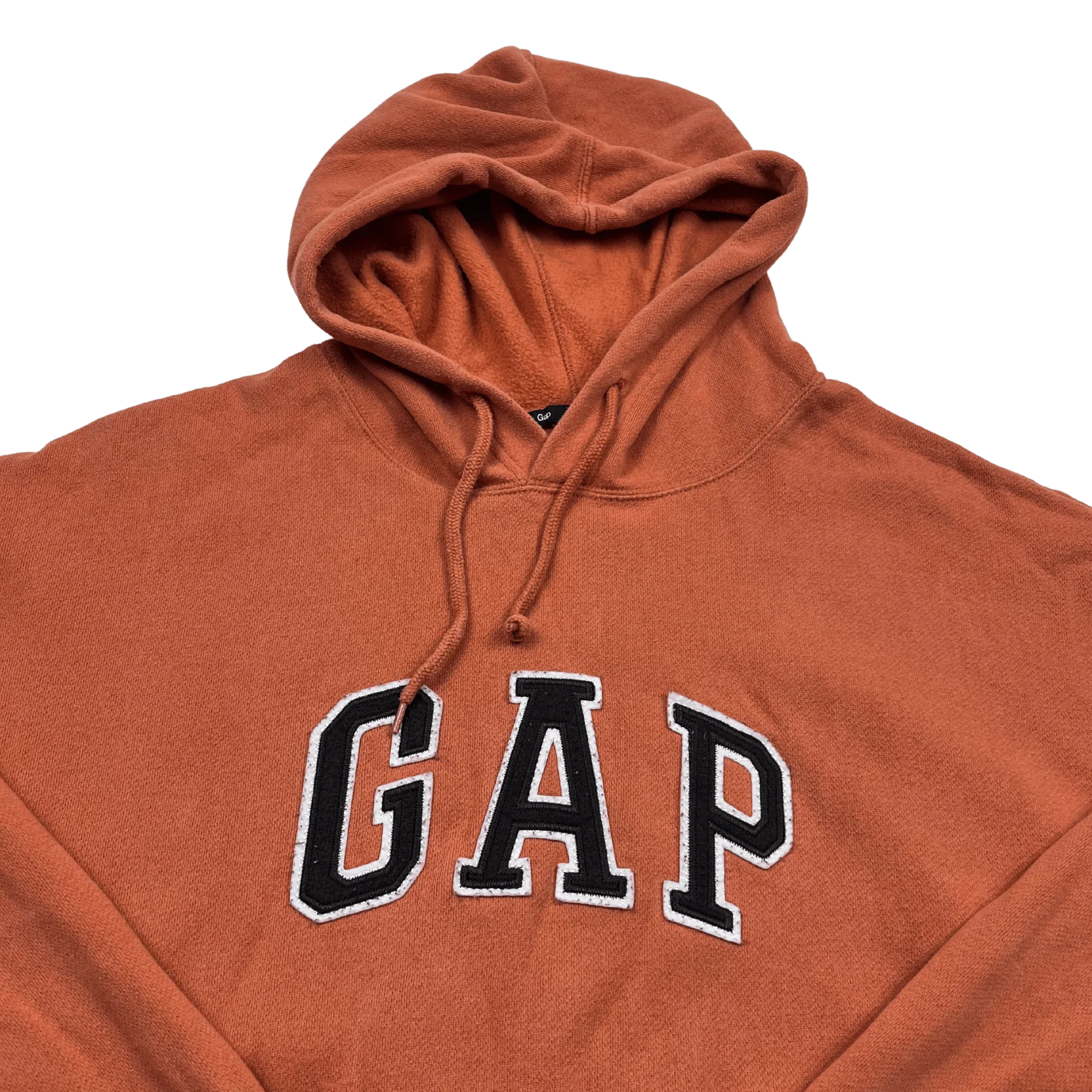 GAP Hoodie Orange mit kaputze oversize von Kickvault in warmem Orange mit großem Logo vorne