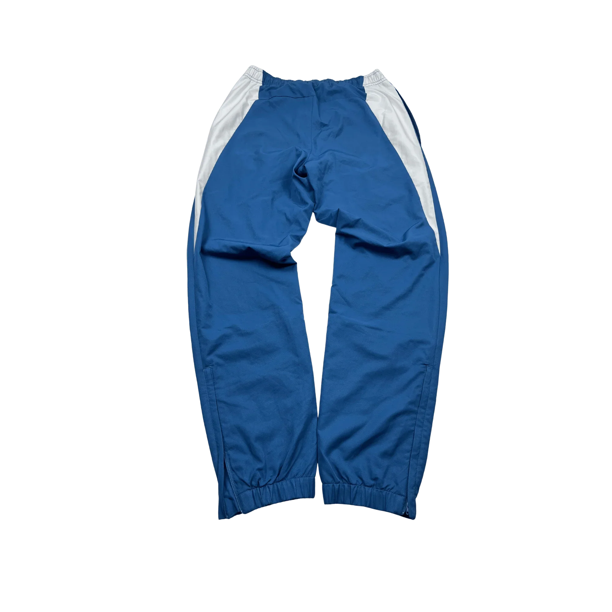 Lacoste Trackpants blau S von Kickvault mit elastischem Bund und weißen Seitenstreifen
