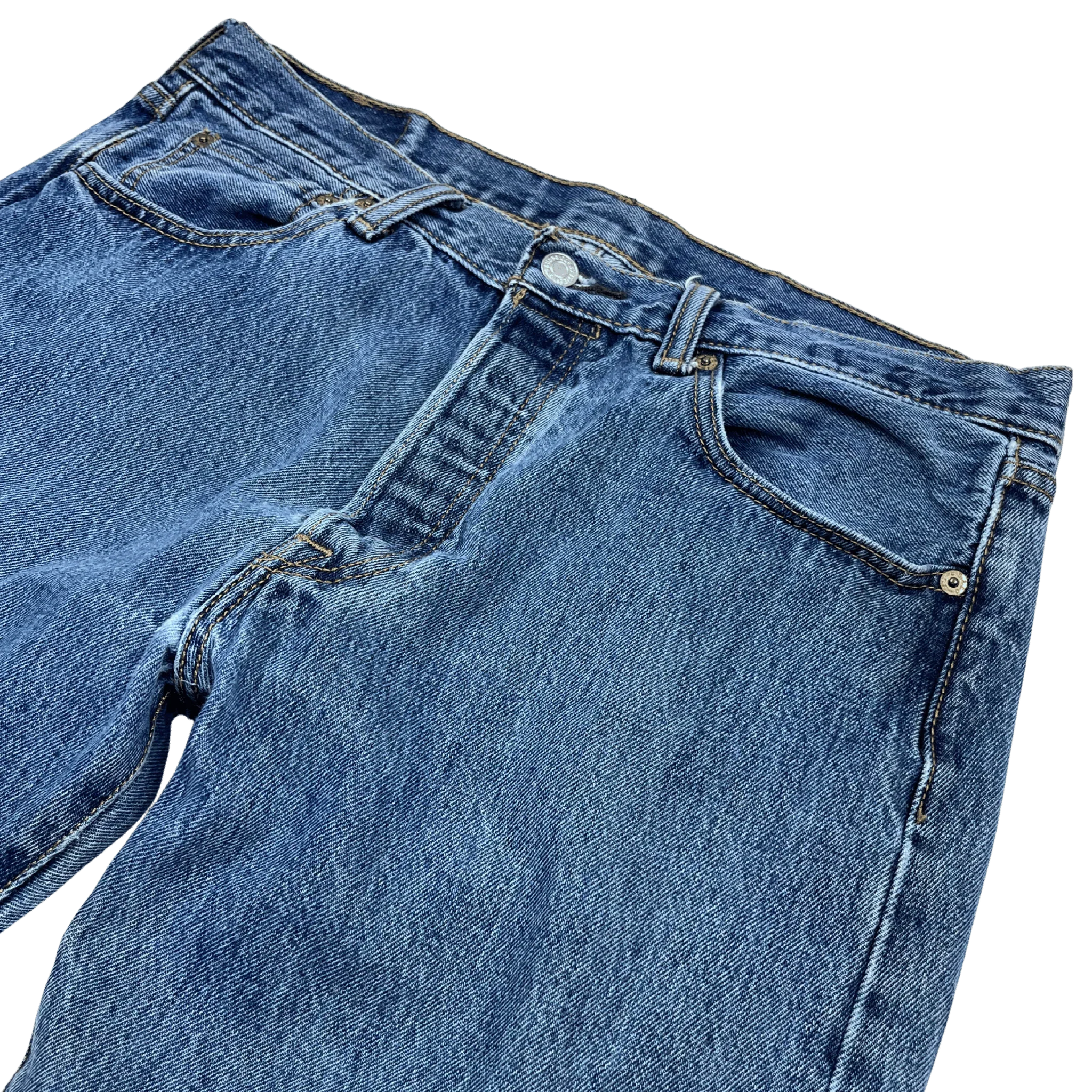 Levi’s 501 Vintage Jeans vitnage 90‘s in Blau von Kickvault mit klassischem 5-Pocket-Stil