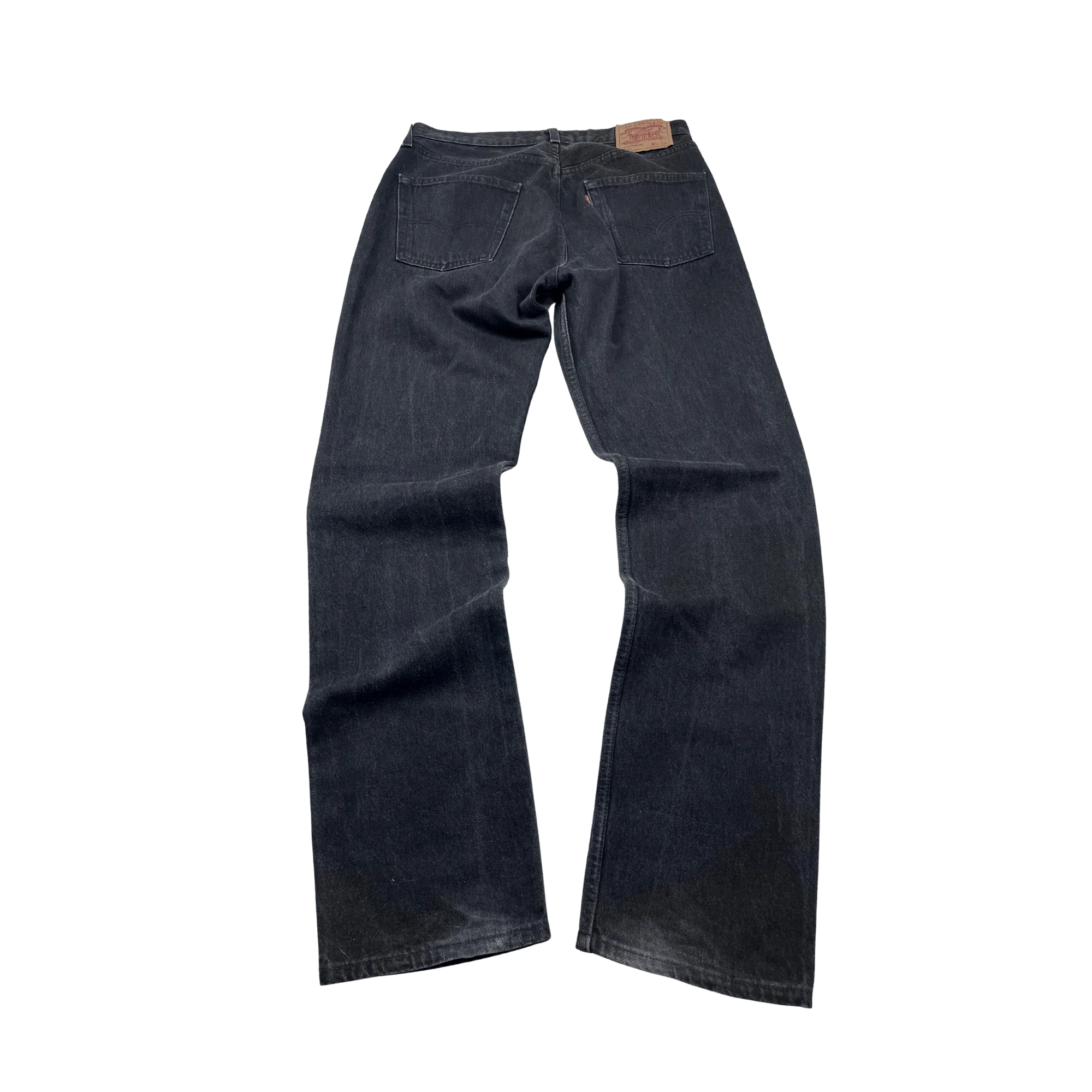 Kickvault Levi’s Jeans Vintage Baggy in dunklem Denim mit weitem Bein und aufgesetzten Gesäßtaschen
