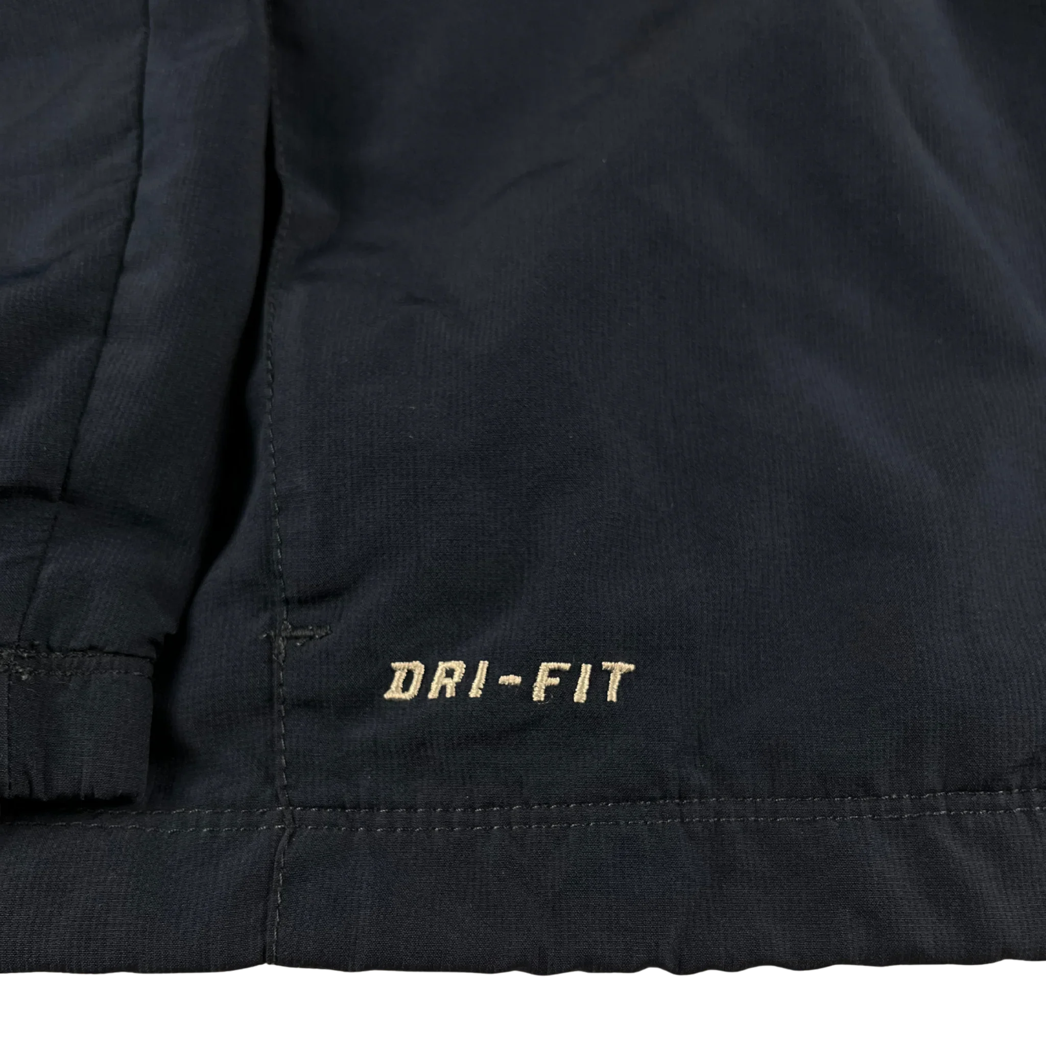 Nike Dri-Fit Trainingsjacke vintage Blau aus atmungsaktivem Material mit elastischem Saum
