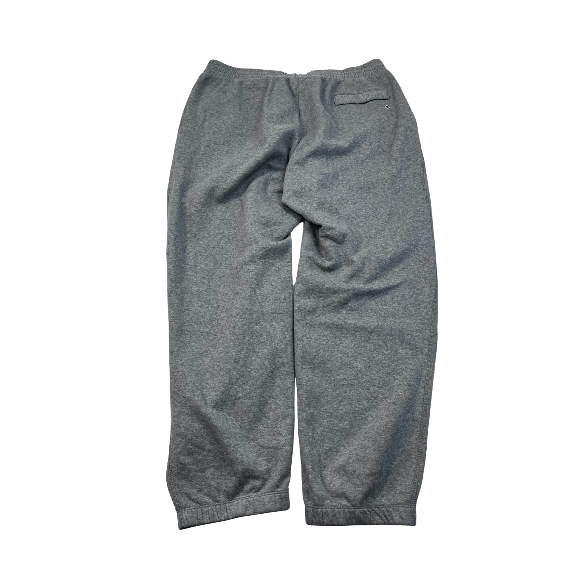 Graue Nike Jogginghose vintage kaufen mit elastischem Bund und Beinabschlüssen für Komfort