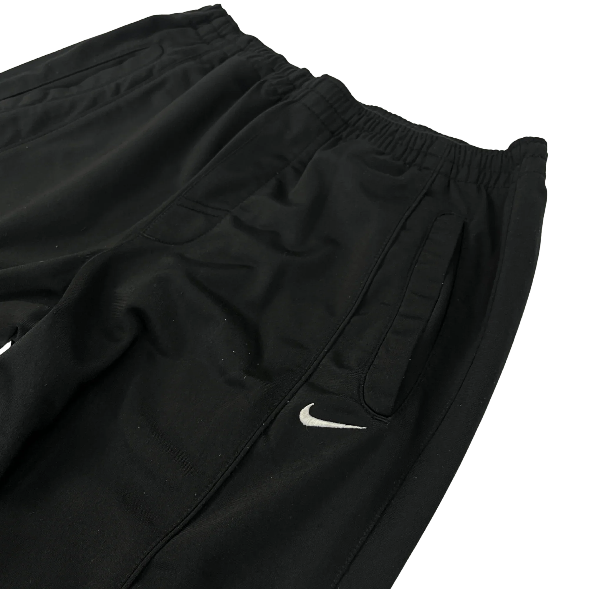 Limitierte Nike Streetwear Hose von Kickvault in Schwarz mit elastischem Bund und seitlichen Taschen