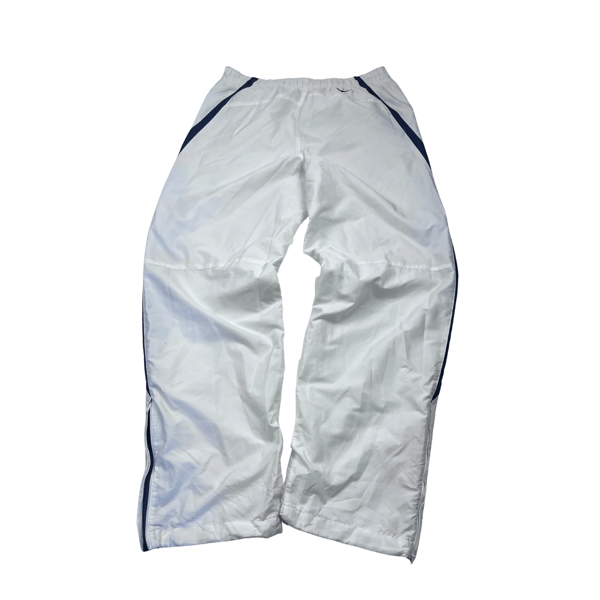 Nike TN Trackpants vintage rare baggy fit weiße Retro Jogginghose mit elastischem Bund