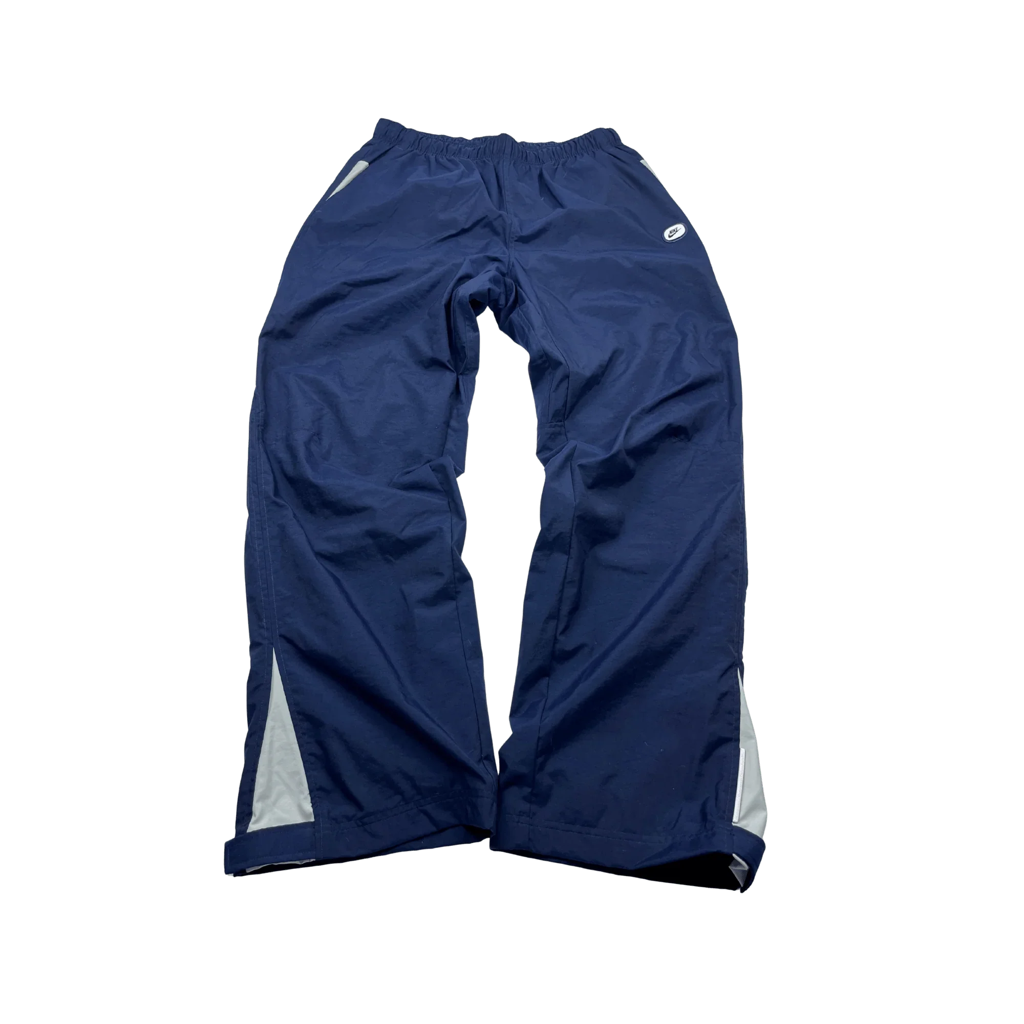 Nike Trackpants blau XL von Kickvault Sporthose mit elastischem Bund und weißen Details