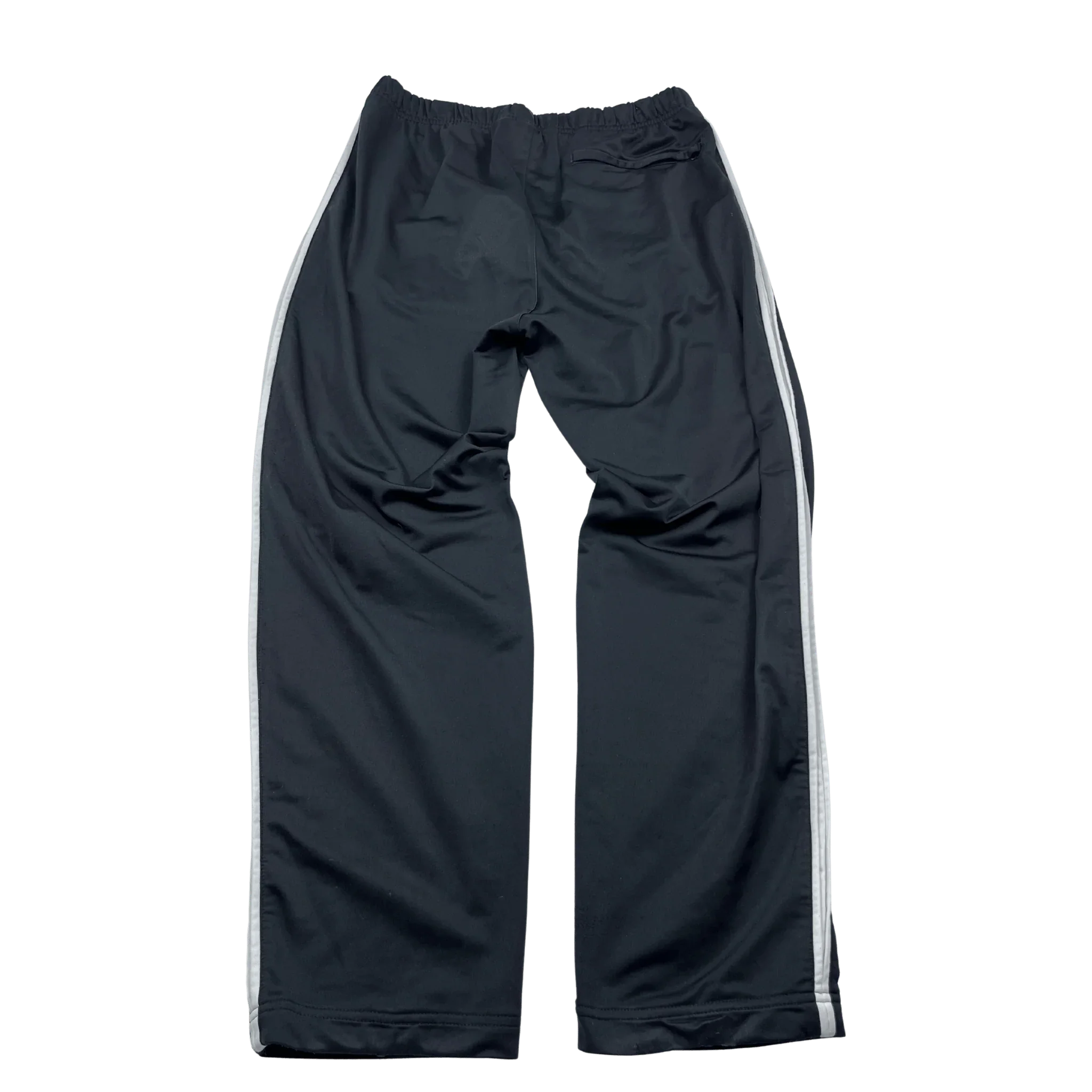 Nike Trackpants Vintage in Schwarz mit weißen Seitenstreifen von Kickvault