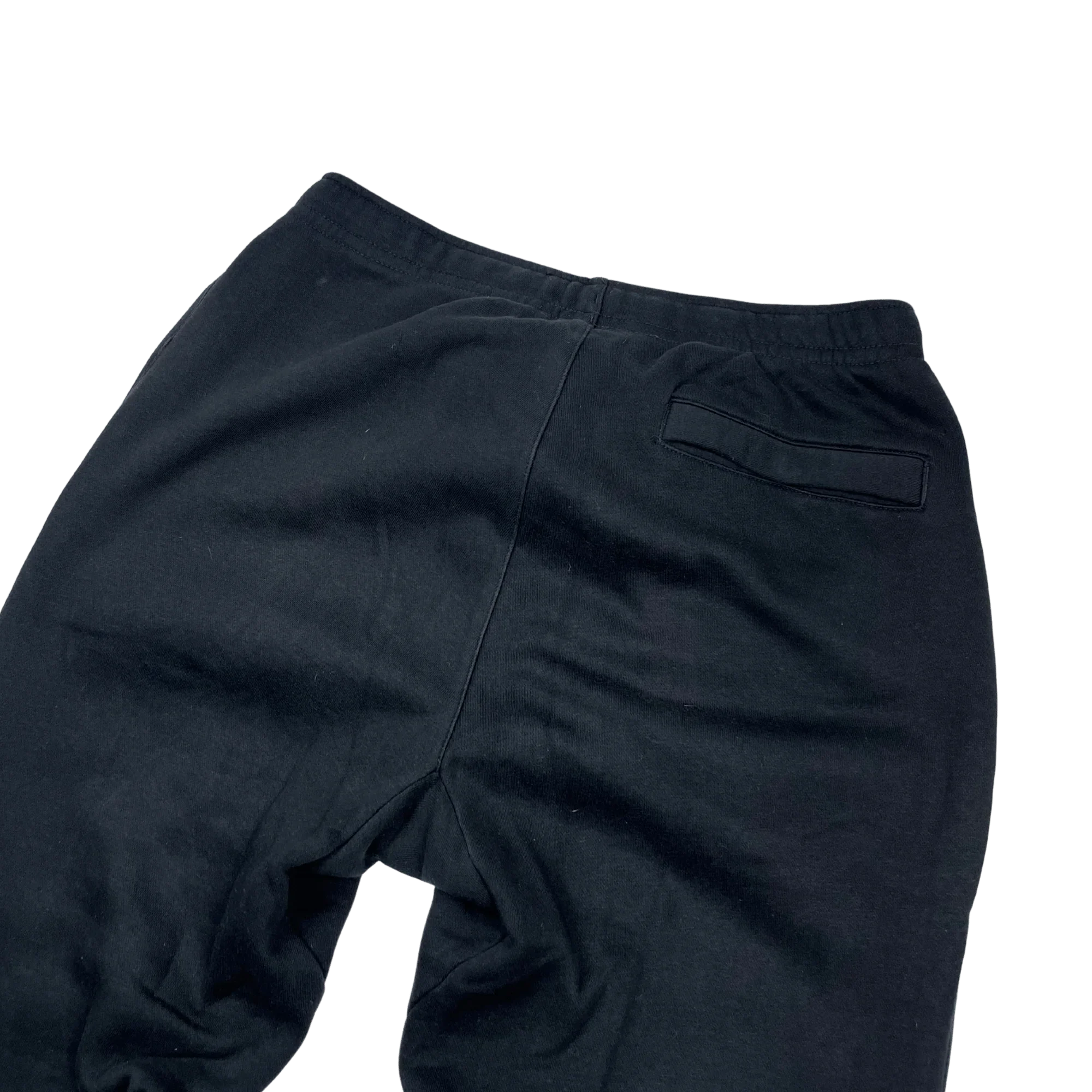 Kickvault Nike Vintage Jogginghose baggy fit open leg in Schwarz mit elastischem Bund und Gesäßtasche