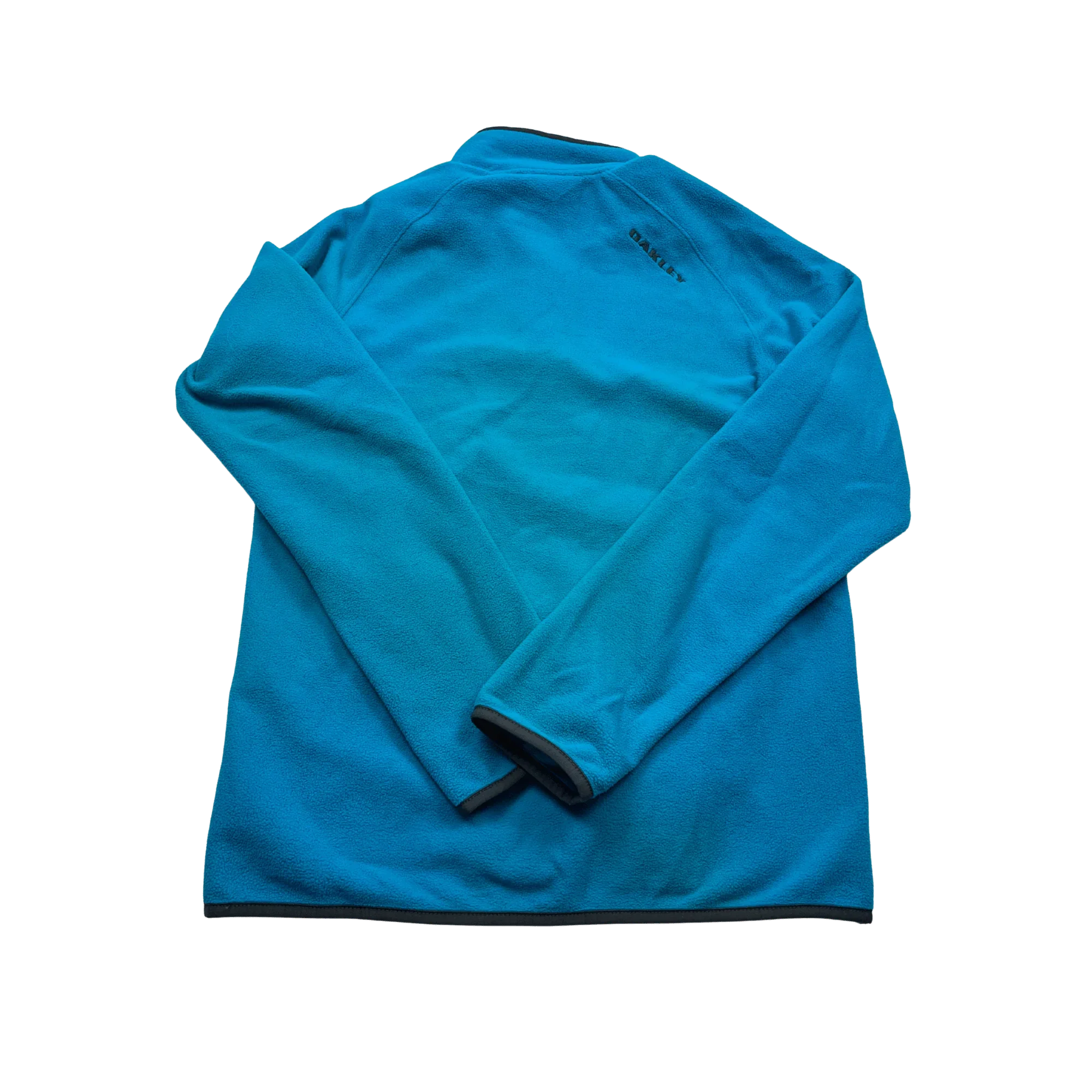 Oakley Hoodie Blau Herren Halfzip Fleece Pullover in leuchtendem Blau von Kickvault Rückansicht