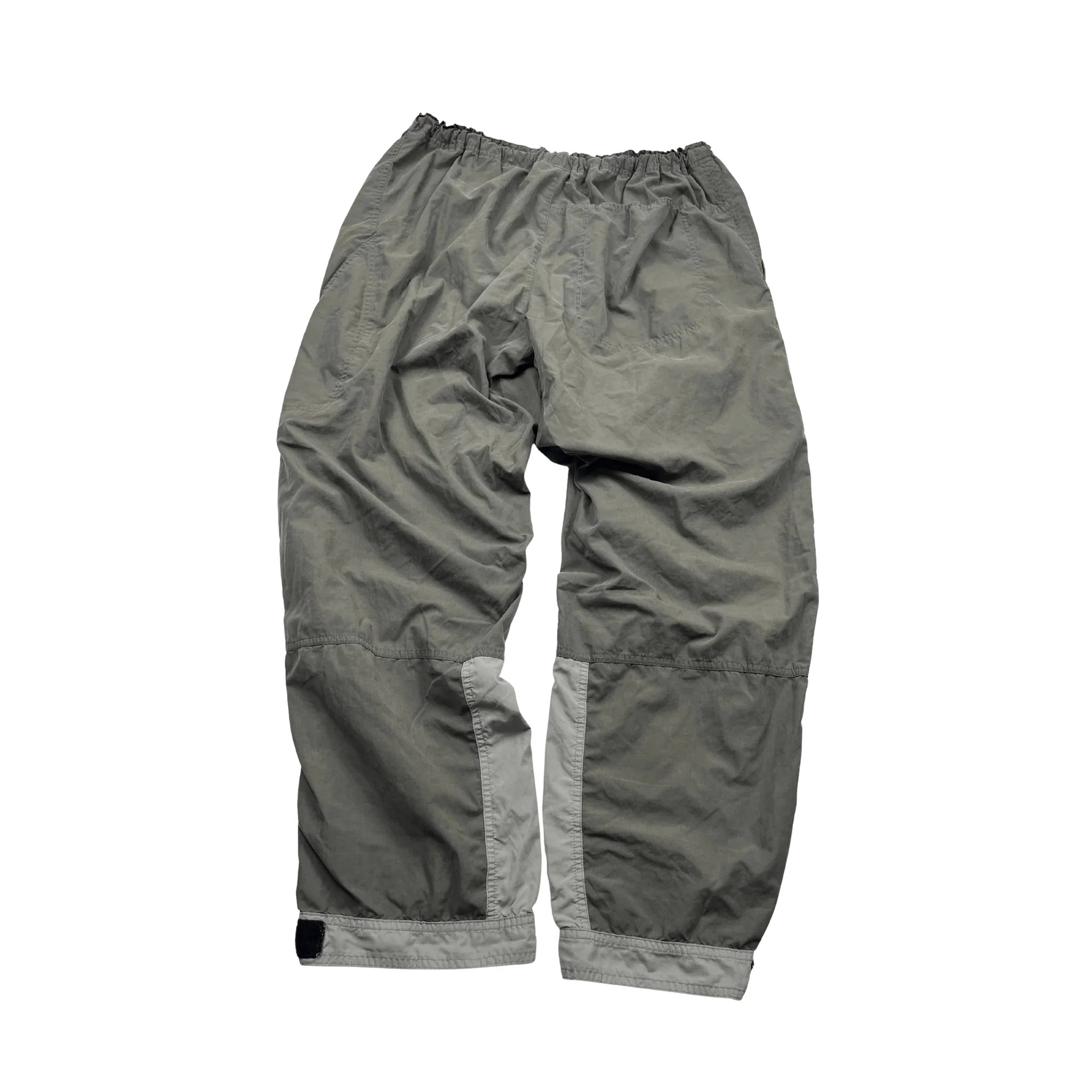 Kickvault Premium Vintage Sporthose Herren in Grau mit elastischem Bund und weitem Schnitt