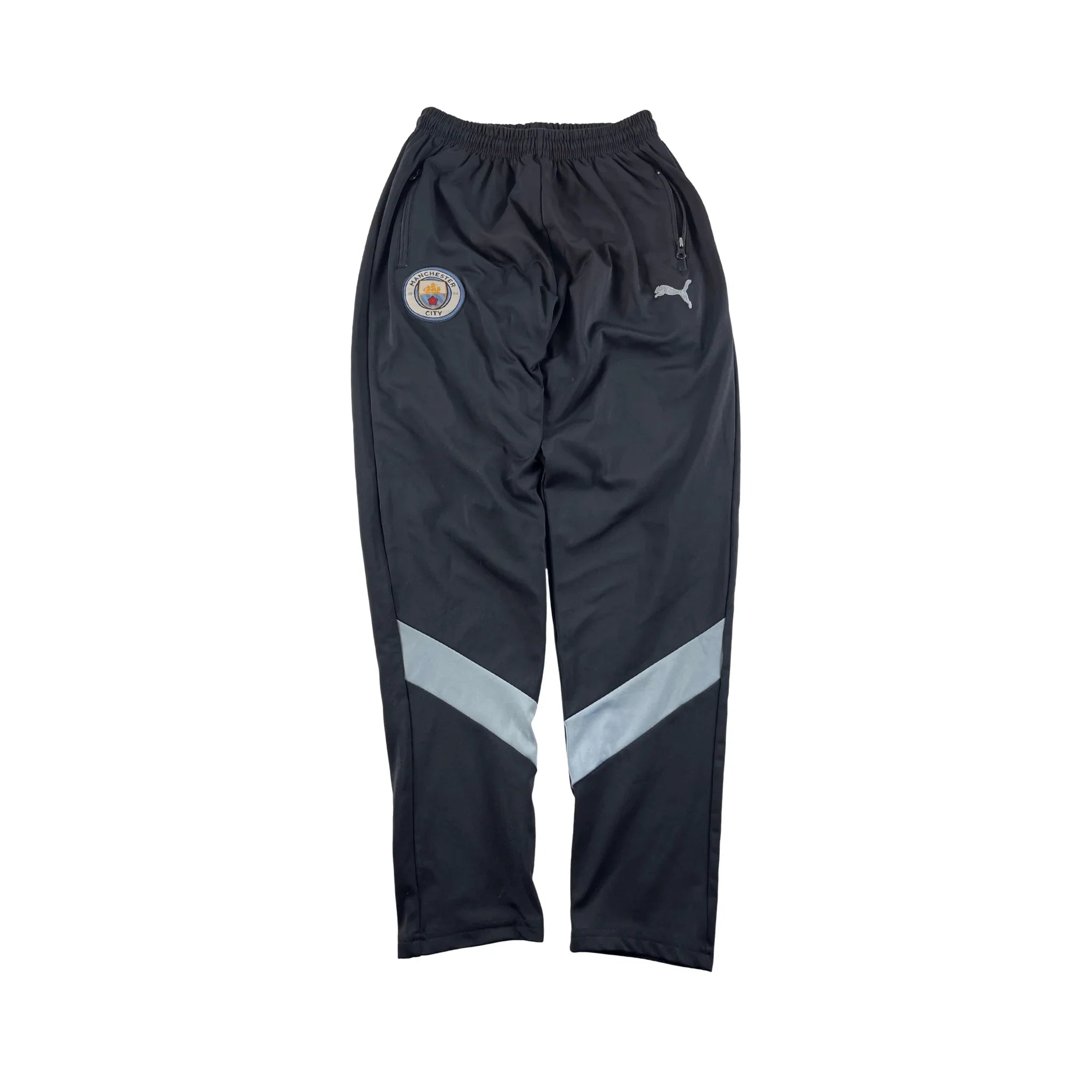 Puma Manchester City Jogginghose kaufen in Schwarz mit elastischem Bund und reflektierenden Streifen