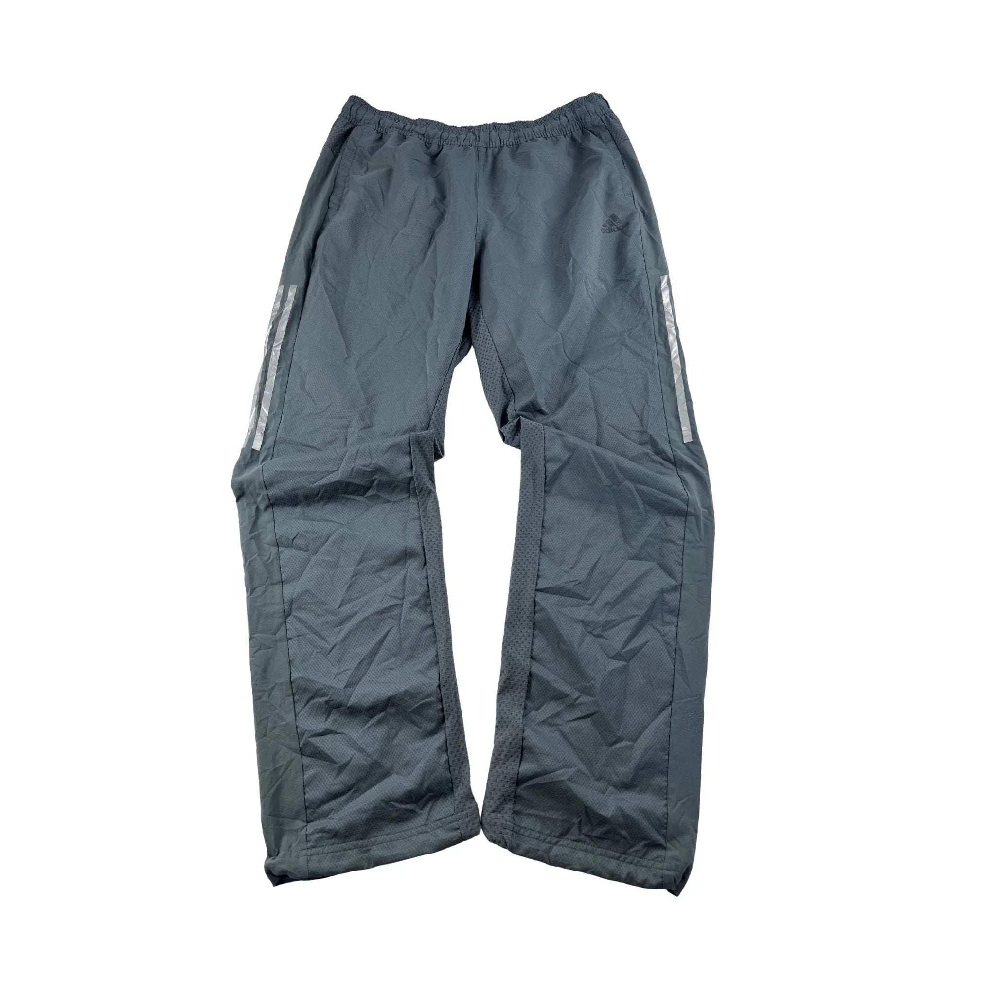 Adidas Trackpants Vintage Schwarz von Kickvault mit seitlichen Streifen und elastischem Bund