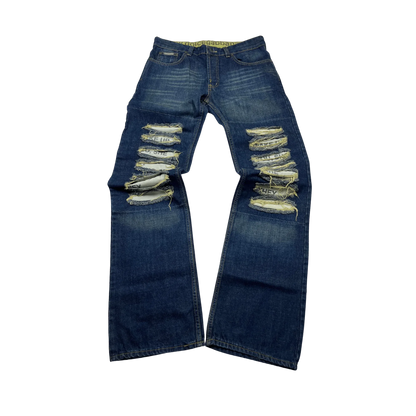 Dolce & Gabbana Jeans Vintage Ripped von Kickvault mit stark abgenutztem und zerrissenem Design