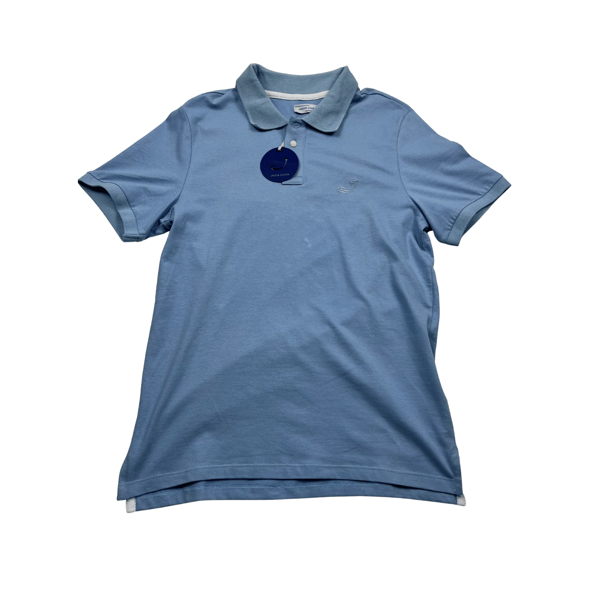 Jacob Cohen Poloshirt Blau von Kickvault in Hellblau mit kurzärmeligem Design und Polokragen
