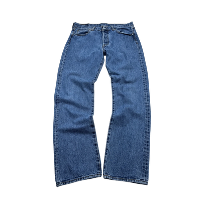 Levi’s 501 Vintage Jeans vitnage 90‘s in blau von Kickvault mit klassischem geradem Schnitt