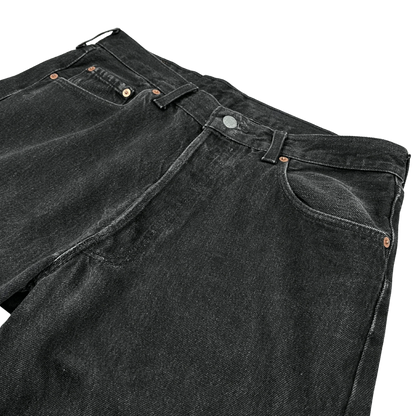 Levi’s Jeans Vintage Baggy schwarze Kickvault Herrenjeans mit weitem Schnitt und Metallknopf