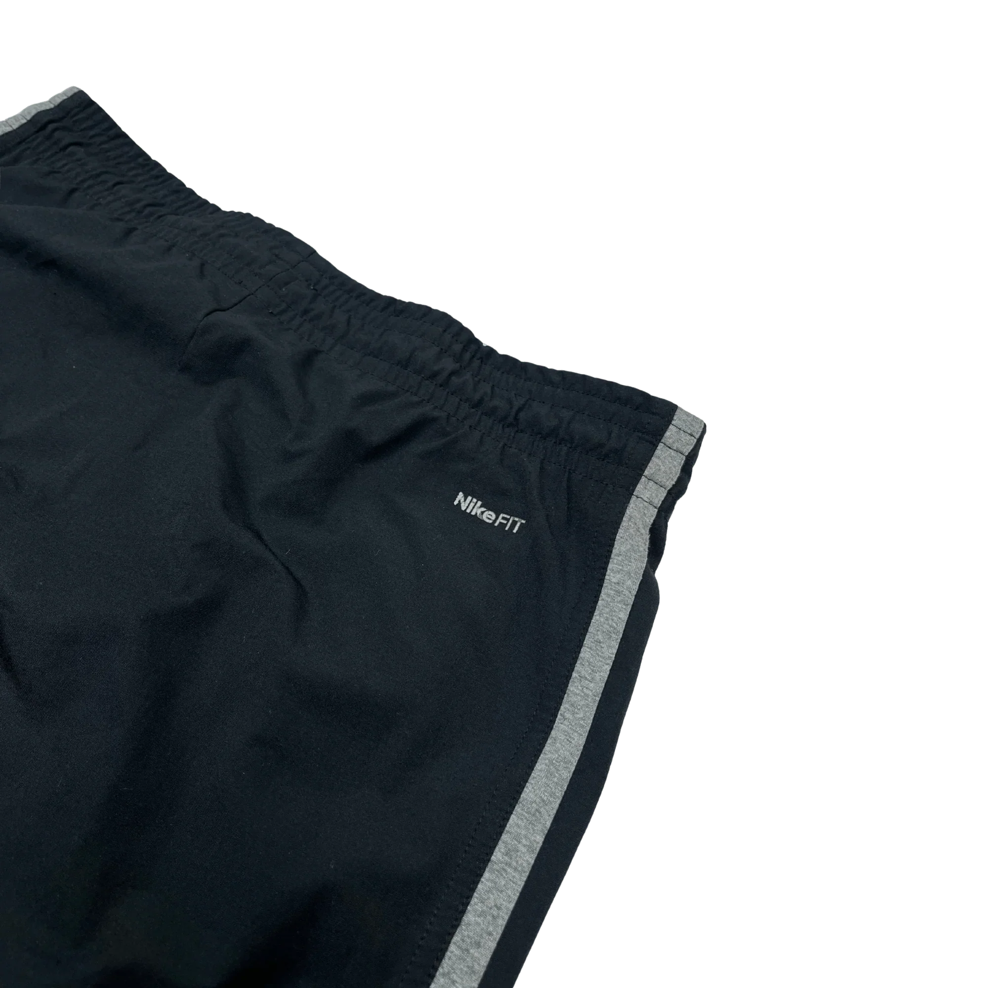 Nike Jogginghose schwarz Damen S von Kickvault mit elastischem Bund und seitlichem grauem Streifen