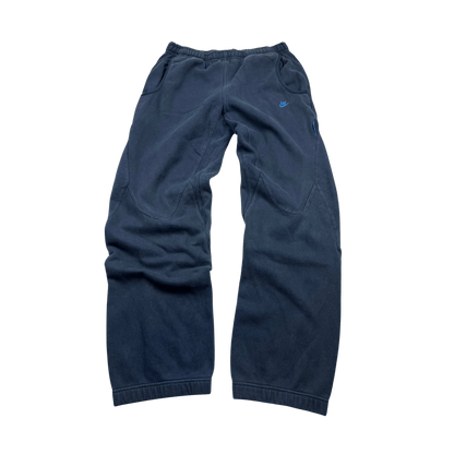 Nike Jogginghose Vintage blauer swoosh in dunkelblau mit elastischem Bund von Kickvault