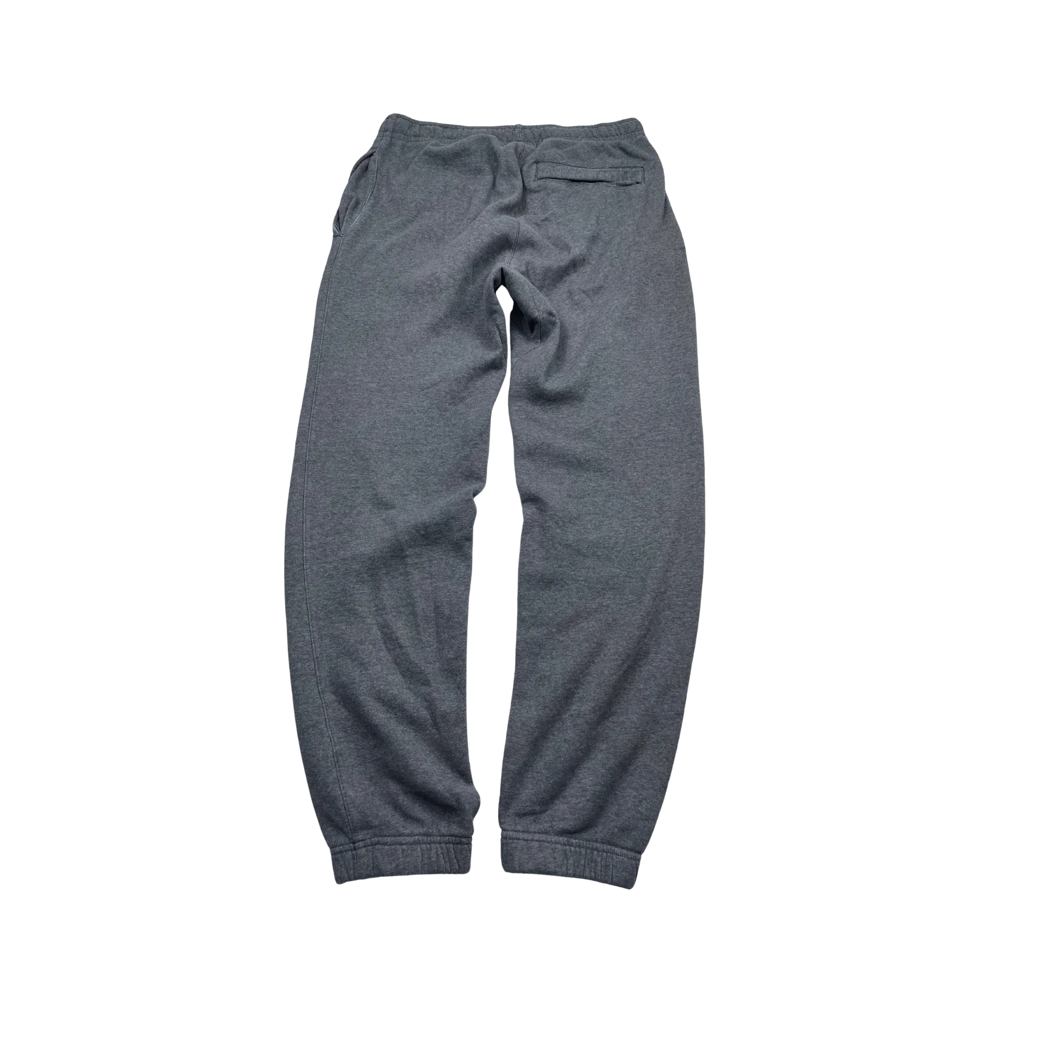 Kickvault graue Trackpants Rückansicht Nike Jogginghose Vintage mit elastischem Bund und Bündchen