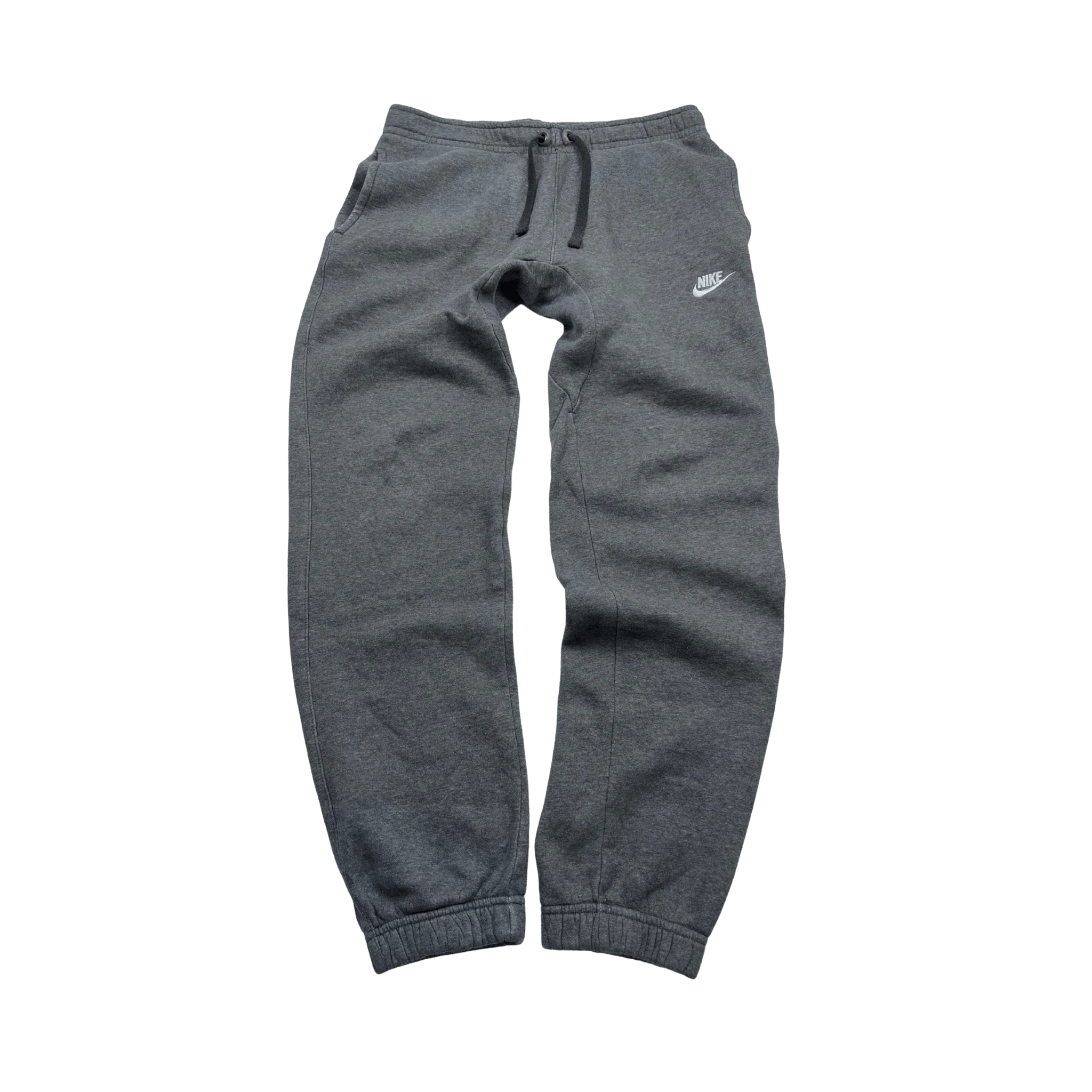 Kickvault Nike Jogginghose Vintage in Grau mit Kordelzug und elastischen Bündchen