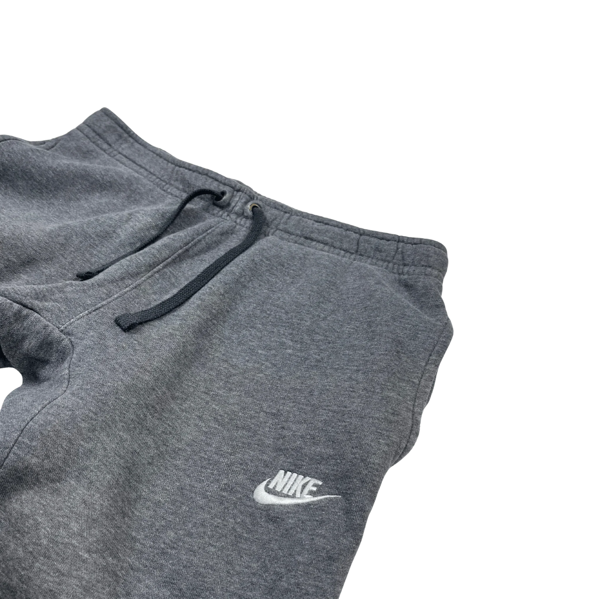 Graue Nike Jogginghose Vintage mit Kordelzug und gesticktem Nike Logo von Kickvault