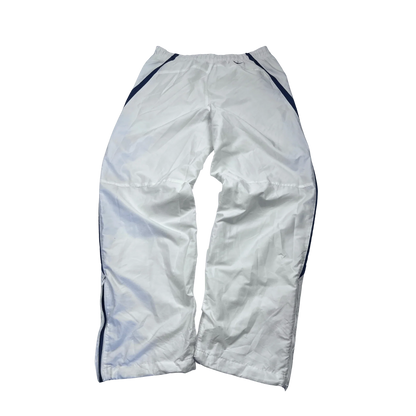 Nike TN Trackpants vintage rare baggy fit weiße Retro Jogginghose mit elastischem Bund