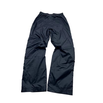 Kickvault schwarze nike trackpants baggy mit weitem Bein und elastischem Bund