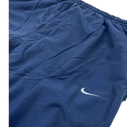Nike Trackpants Vintage in Blau von Kickvault mit elastischem Bund und weißem Swoosh-Logo
