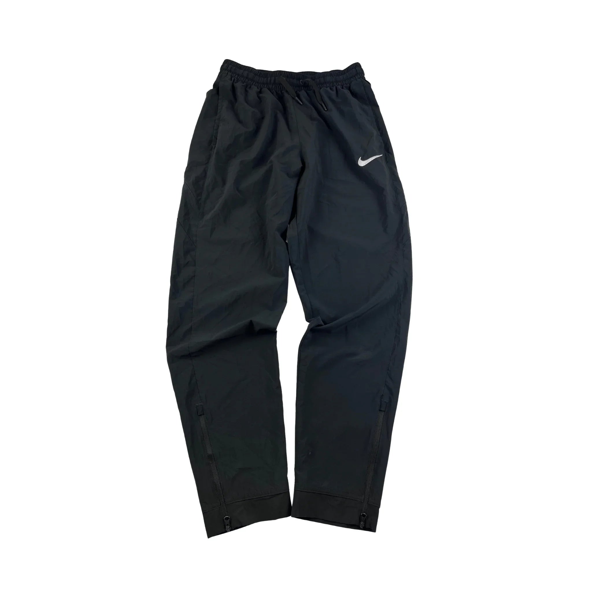 Nike Trackpants Vintage schwarz mit elastischem Bund und weißem Nike Swoosh-Logo