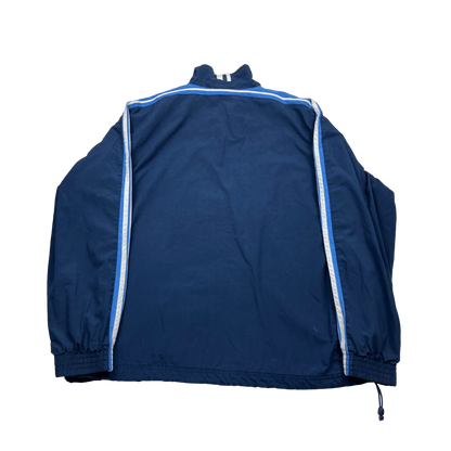 Nike Trainingsjacke Vintage in Dunkelblau mit weißen und blauen Streifen von Kickvault