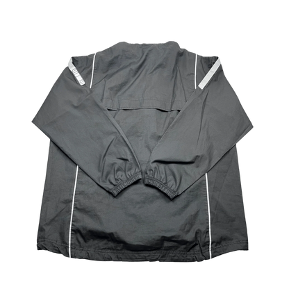 Nike Trainingsjacke Vintage in Schwarz mit weißen Akzenten und elastischen Bündchen von Kickvault