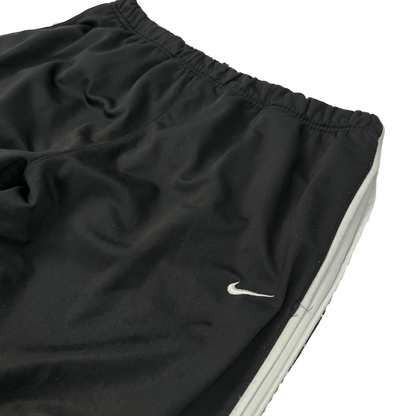 nike vintage jogginghose schwarz mit weißem streifen von Kickvault mit elastischem Bund und kleinem Nike-Logo