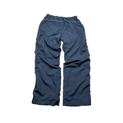 Vintage Streetwear nike trackpants blau von Kickvault mit elastischem Bund und lockerer Passform