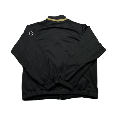 Nike Vintage Trainingsjacke oversize schwarz von Kickvault mit elastischen Bündchen und Retro-Design