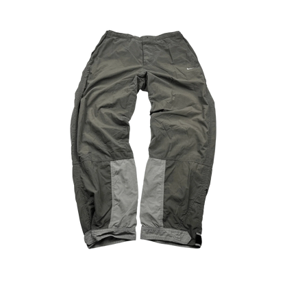 Kickvault Premium Vintage Sporthose Herren in Grau mit elastischem Bund und Kontrastdetails