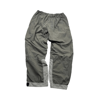 Kickvault Premium Vintage Sporthose Herren in Grau mit elastischem Bund und weitem Schnitt