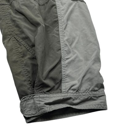 Kickvault Premium Vintage Sporthose Herren in Grautönen mit verstellbarem Saum und komfortablem Stoff